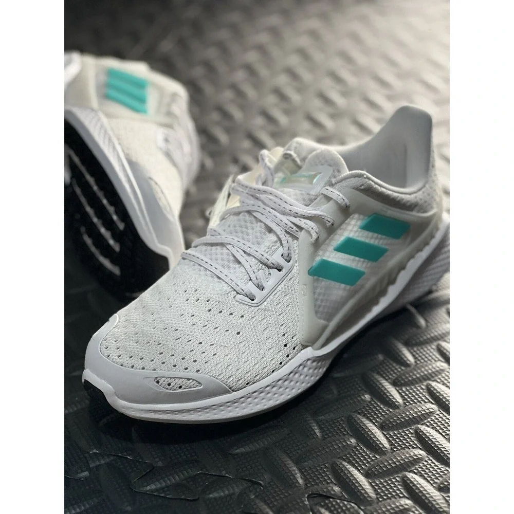 Women Size 6 - adidas Climacool Vent Running Sneaker Shoe White Aqua FZ2407 New